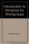 Introducing Windows for Workgroups