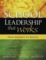 School Leadership That Works From Research to Results