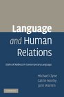 Language and Human Relations Styles of Address in Contemporary Language