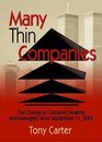 Many Thin Companies The Change in Customer Dealings and Managers Since September 11 2001