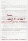 Love Greg  Lauren