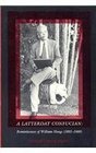 LatterDay Confucian Reminiscences of William Hung/18931980