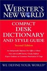 Webster's New World Compact Desk Dictionary and Style Guide