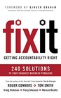 Fix It Getting Accountability Right