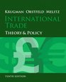 International Trade Theory and Policy