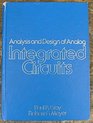 Analysis and Design of Analog Integrated Circuits