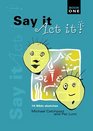 Say it  Act it Bk 1 10 Bible Sketches