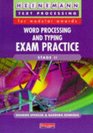 Word Processing/typing Exam Practice Stage II