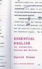 Essential English For Journalists Editors and Writers