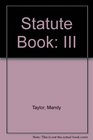 Statute Book III