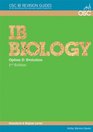 IB Biology  Option D Evolution Standard and Higher Level