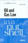 Oil and Gas Law in a Nutshell 5th Edition