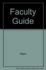 Faculty Guide