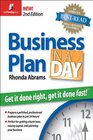 Business Plan in a Day 2nd Edition Get It Done Right Get It Done Fast