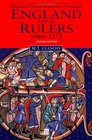 England and Its Rulers 10661272 With an Epilogue on Edward I