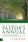 The Zondervan 2008 Pastor's Annual An Idea and Resource Book