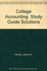 College Accounting Study Guide Solutions