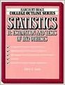 Statistics II Estimation and Tests of Hypotheses
