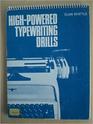 Highpowered Typewriting Drills