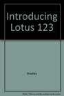 Introducing Lotus 123