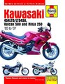 Kawasaki 454LTD/LTD450 Vulcan 500 and Ninja 250  '85 to '07