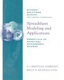 Student Solutions Manual for Winston/Albright's Spreadsheet Modeling and Applications Essentials of Practical Management Science