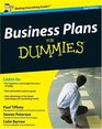 Business Plans for Dummies