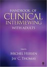 Handbook of Clinical Interviewing With Adults