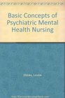 Basic Concepts of PsychiatricMental Health Nursing