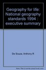 Geography for life National geography standards 1994  executive summary