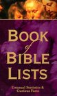 Book of Bible Lists