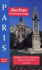 Paris for Free  Revised Edition