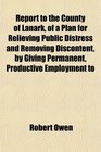Report to the County of Lanark of a Plan for Relieving Public Distress and Removing Discontent by Giving Permanent Productive Employment to