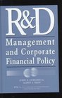 RD Management and Corporate Financial Policy