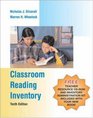 Classroom Reading Inventory with Teacher Resource CDROM and Inventory Administration Kit