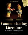 Communicating Literature An Introduction to Oral Interpretation