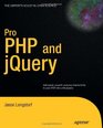 Pro PHP and jQuery