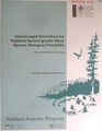 Unevenaged silviculture for peatland secondgrowth black spruce biological feasibility