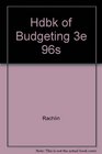 Handbook of Budgeting 1996 Cumulative Supplement