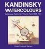 Kandinsky Watercolours Catalogue Raisonne  19221944