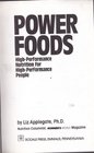 Power Foods HighPerformance Nutrition for HighPerformance People