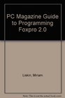 PC Magazine Programming Foxpro 20/Book and Disk