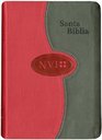 NVI Larger Print Bible  DuoTone Grey/Brick NVI Biblia Compacta de Letra Grande con Concordancia