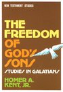 The Freedom of God's Sons Studies in Galatians