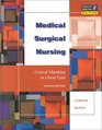 MedicalSurgical Nursing 3Book Package Includes Lemone MedicalSurgical Nursing Crit Thinking in Client Care 2E  Corbett Lab Tests  Diagnostic Procedures 5E  Beasley Understanding EKGs 1E