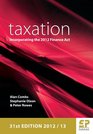 Taxation Incorporating the 2012 Finance ACT