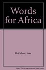 Words for Africa