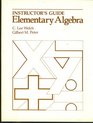 Elementary Algebra INSTRUCTOR'S GUIDE