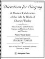 Directions for Singing  Choir/Piano A Musical Celebration of the Life and Work of Charles Wesley