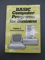 Basic Computer Programs for Business